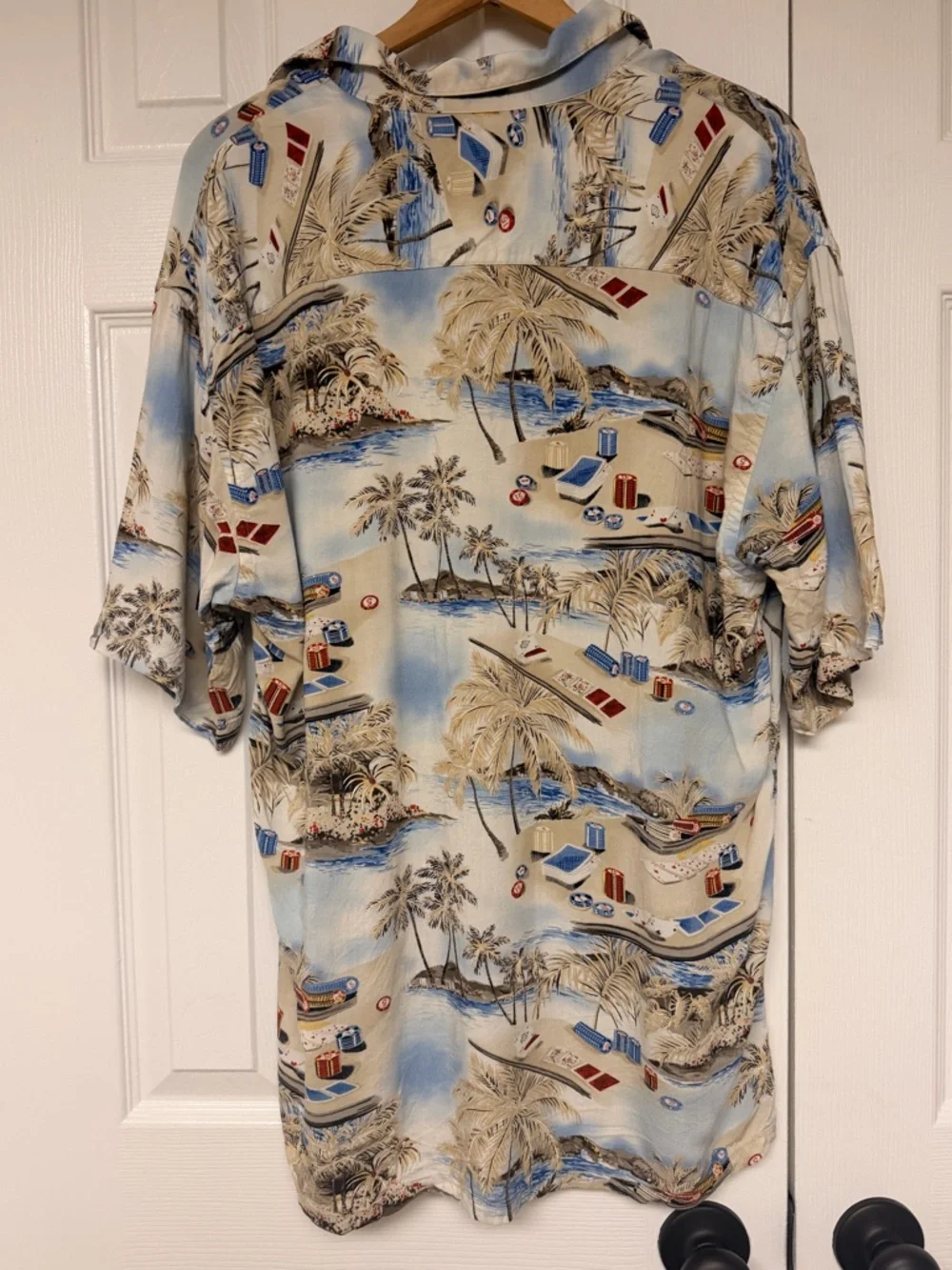 Vintage Campia Rayon Camp Shirt Men M Short Sleeve Hawaiian Resort Wear 90s Y2K‎